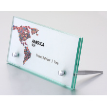 Aluminium table top sign standoffs for glass CA-0871